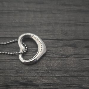 Tiffany & Co. Silver Heart Pendant Necklace